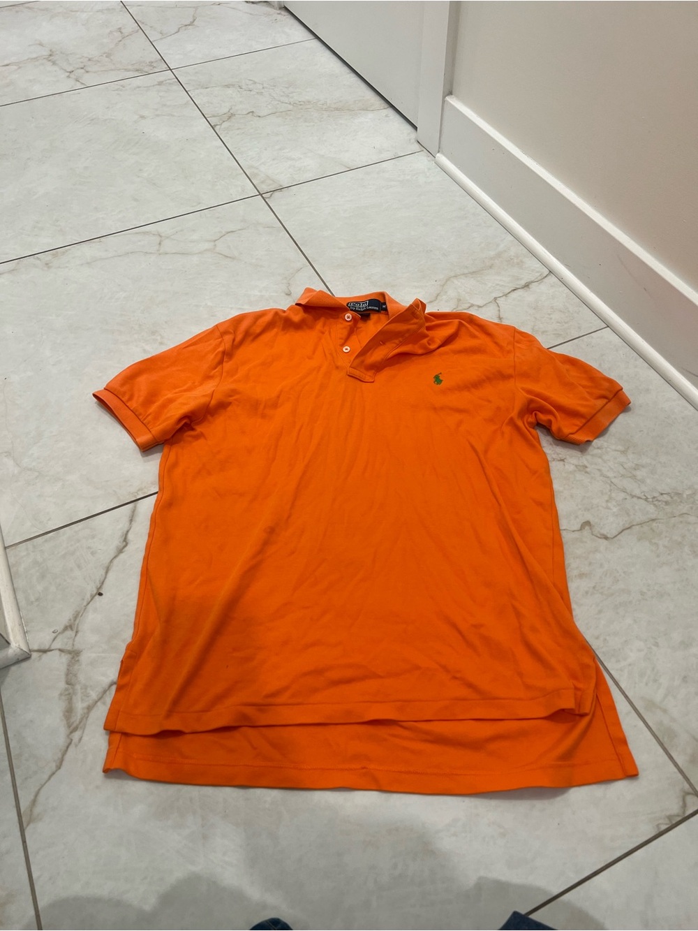 Polo Ralph Lauren Orange Polo Shirt Size Medium